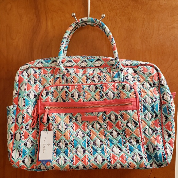 vera bradley go fish backpack